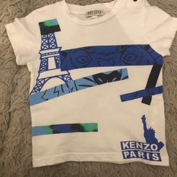 18 months Kenzo t-shirt worn three times and washed , ironed . Still as new ,From smoke and pet free house . Collection or delivery options are available .