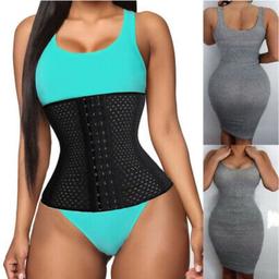 This Waist Trainer is the perfect waist trainer for everyday use for ladies new to waist training. The stretchy spandex material keeps the stomach tight while allowing the skin to breathe. The highly compressive material sculpts and contours your figure.

100% brand new
Color: Only Black
Material: Spandex / Cotton, 90% Polyester, 10% Elastane
Size availablle: XS-6XL

Benefit:
- Flatten tummy
- Slims midsection
- Aid in weight loss

Handwash only