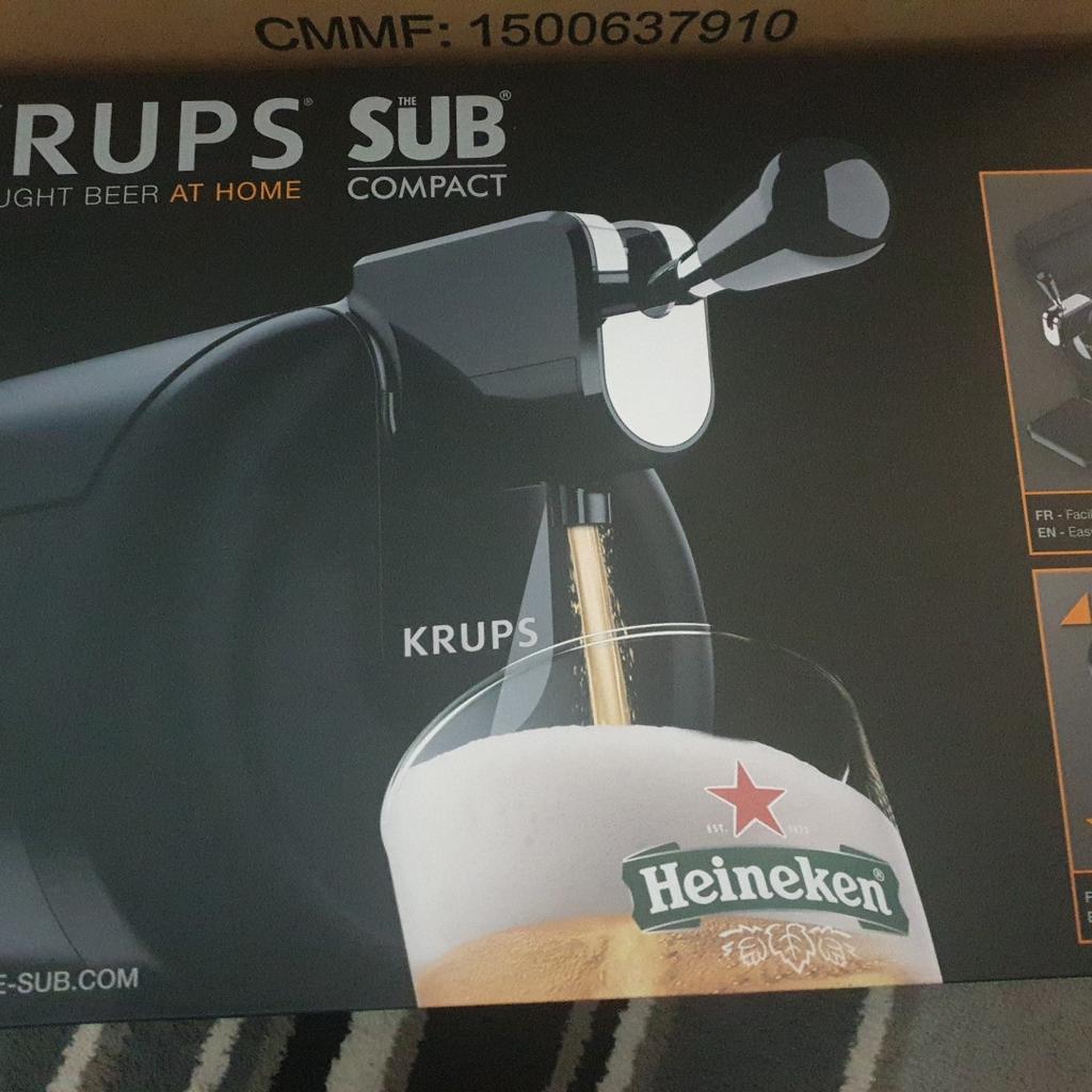 KRUPS THE SUB COMPACT BLACK BEER DISPENSER in CV31 Warwick for £165.00