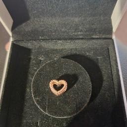 heart pandora charm brand new collection only thank u