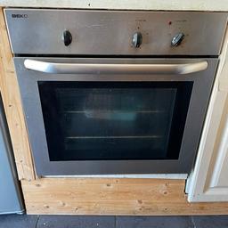 Built in electric oven and gas hob Fan assisted oven All In working order Selling due to new kitchen