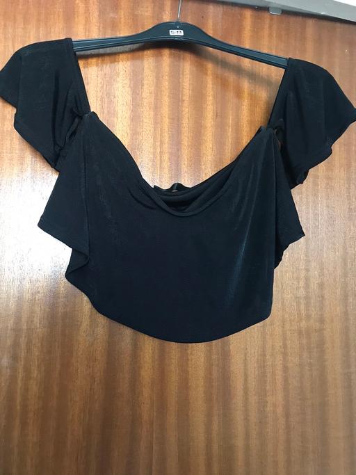 Buy & Sell West Midlands Birmingham - Photos for Missguided size 6 black off shoulder crop