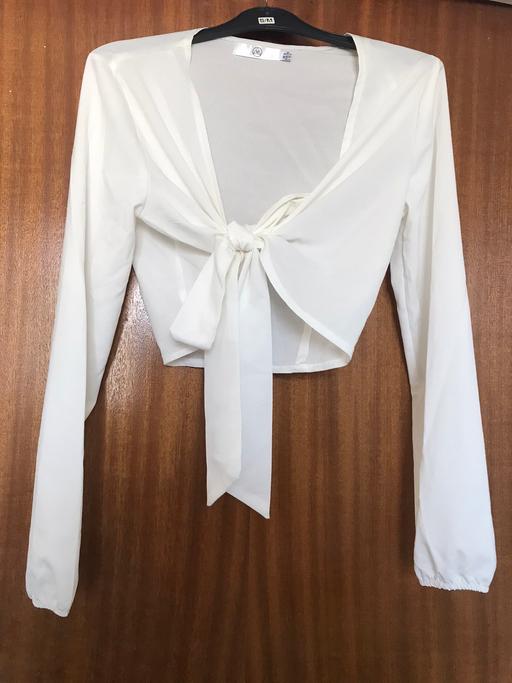 Buy & Sell West Midlands Birmingham - Photos for Missguided white tie fromt long sleeve blouse