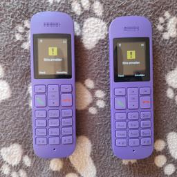 Verkaufe 2 Speedphone 12 Lavendel im sehr guten Zustand. Eins davon hat noch Garantie bis 23.09.21. Da Sie mit der Fritzbox nicht so gut konfigurieren haben wir uns andere zugelegt.
Wir sind ein Nichtraucher Haushalt und Akkus sind auch noch im Top Zustand.
Details sind im Bild 4 nachzulesen.

Kostenloser Versand und Paypal möglich