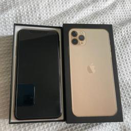 I phone 11  pro max as new 64gb in gold still have box. PLEASE NO SCAMMERS.