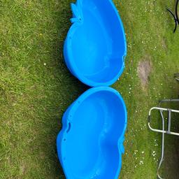 Big out bowl for little children swim, play , Sandy or whatever you desire it for. Perfect for this summer play. I think up to 6yrs children can enjoy it. Dimensions is 105cm by 86cm and height is 20cm. Cos of size collection Only. Priced for fast sale. Price is for both. 