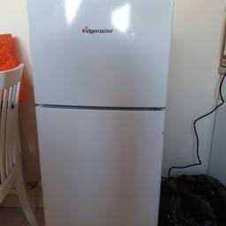 Fridgemaster fridgefreezer only a year and half old so in excellent condition. There is a mark on the fridge door but doesn't effect the fridge. Will need a van to collect. Need gone asap