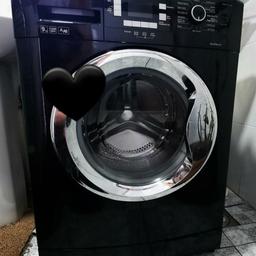 beko washing machine has been used, unfortunately the handle is broken as seen in the picture however you are able to open the door using another object. everything else is working fine. ( 9KG)