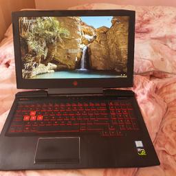 HP Omen - Gaming Laptop

Windows 10 Pro
Intel Core i7-7700HQ 2.8GHz
16GB DDR4 2666MHz
120GB Samsung M2
1TB WD HDD
2GB Geforce GTx 1050 Graphics
Red LED Back-lit Keyboard

Battery health is 100%.