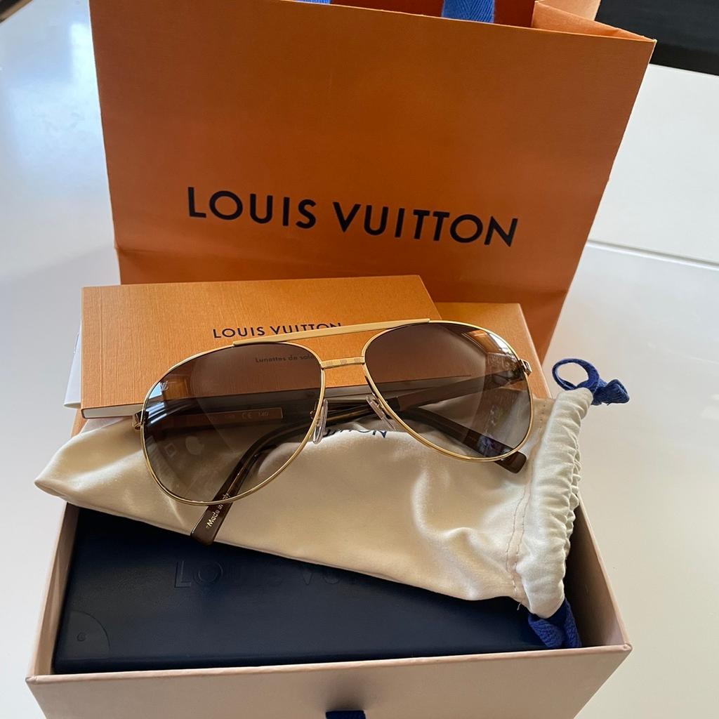 Louis Vuitton Attitude Pilote Aviator Sunglasses - Brown