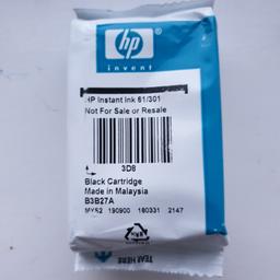 HP 61 / 302 BLACK B3B27A Ink Cartridge - Sealed Removed From Its Box - Dated 2022