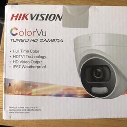 Hikvision DS-2CE72HFT-F28 2.8mm CCTV ColorVu Camera

Analogue HD will require a Hikvision DVR capable of doing upto 5MP resolution.

Brand new sealed. Collection only however can post depending on location and service required.

Prices are fixed. No offers. I have 2 left.