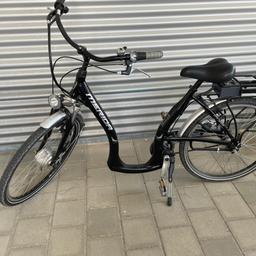 Verkaufe Elektro Fahrrad, selten benutzt - seit einem Jahr gar nicht mehr benutzt. Akku vorhanden, lädt jedoch nicht - kann sicher getauscht oder repariert werden.