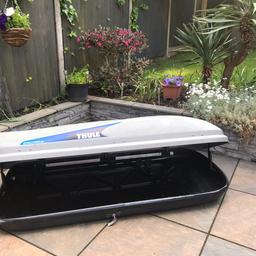 Thule evolution 100 roof box
Approximately 370 litres
Opens on both sides
Key operated
Good condition, apart from a new scratches etc
Collection from CV6