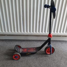 spider man 3 wheel scooter 
perfect condition 
collection 
can deliver if near
need gone today