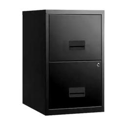 BRAND NEW BOXED

Filing Cabinet with 2 Lockable Drawers 400 x 400 x 660mm Black

This extremely compact and secure two-drawer A4 filing cabinet is ideal for the home or small office. This Pierre Henry item of furniture comes with two keys to lock it which means you can keep one close to hand and still have a spare for if you lose the other.

This Pierre Henry filing cabinet comes complete with flush polypropylene grooved handles to provide a comfortable grip to your hands.