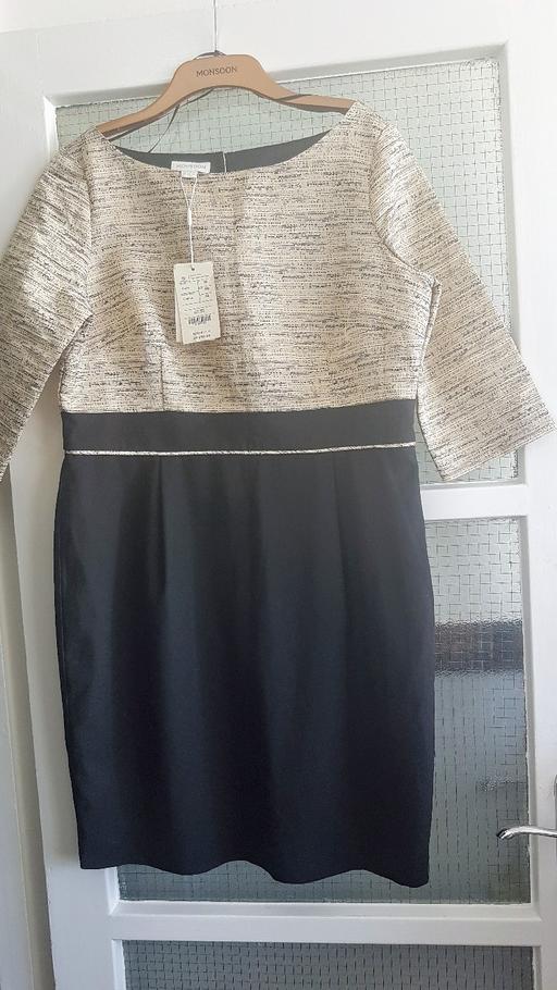 Buy & Sell South East London Camberwell - South East London - Photos for Monsoon Black & Gold Occasion Dress