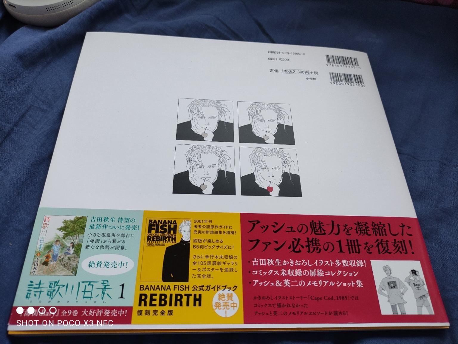 ANGEL EYES BANANA FISH Illustration book in E13 London Borough of