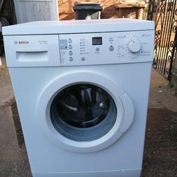 7kg bosch washing machine 1200spin white digital works well been serviced inside and out works well comes with 3 months warranty can be delivered or u can collect at will if further than Walsall area then abit of fuel money wud be great I can deliver Install test and old appliance removed I'm also a man with a van I do almost anything pls don't hesitate to contact me on 07503441820 if u have any questions thank u for looking