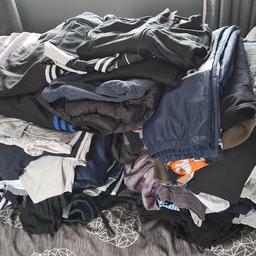 mostly age 13 years plus ..... loads of named items most of them not even worn . vans adidas , nike , jack jones etc selling as a bundle no sorting tshirts shorts joggers and tracksuits 
