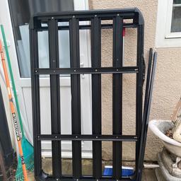 Roof rack to fit small van or car measuring 1600mm X 1000mm fixtures and fittings attached excellent condition COLLECTION ONLY b31