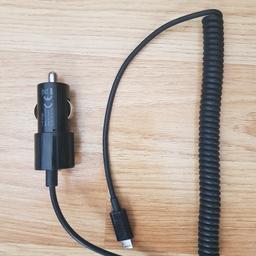 NEW Apple iPhone Car Charger Black Lightning USB Coiled Cable

Coiled cable helps prevent damage and fraying of the cable, keeping it looking new and longer lasting.

Coiled cable can reach up to 1.5m, when stretched and still keeping the cable intact. Unstretched, the length is 50cm.