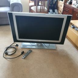 Philips 32 inch LCD Surround sound TV with ambilight back lights. comes with remote control but menu button does not work on it. but does work on TV in good working order