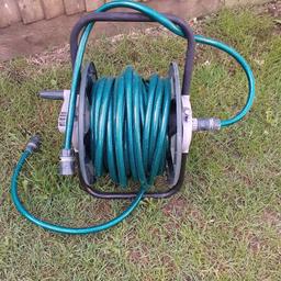 Used, in good condition. All works fine.
I believe the length of the hose is 25m.