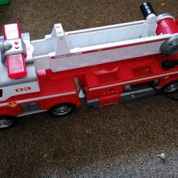 Paw patrol fire engine

Brand new not been played with

Have got other paw patrol items

Grab a bargain