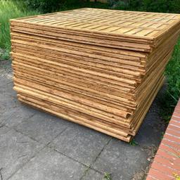 Lap fence panels for sale I have 30 6x6 and 9 6x4 all ready to go u can collect or I can deliver for abit of fuel money all these are brand new and never been put up if required I can install too for a job quote so pls get in touch my number is 07503441820 if u text or call I will be happy to answer any questions thank u for looking and hope to hear from u soon