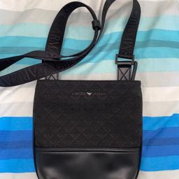 It is a Emporio Armani Black Jacquard Monogram Messenger Bag that I Bought couple weeks ago however I don’t use it as much as I thought I would have so I put it in the dust bag and thought to sell it off since I cannot return it, took off the tags but I still have them on me.
RRP £150
Bought for £135
Hence selling for price+postage if needed