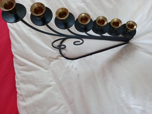 Buy & Sell Lancashire Hyndburn - Photos for 7 Brass Candle Holder