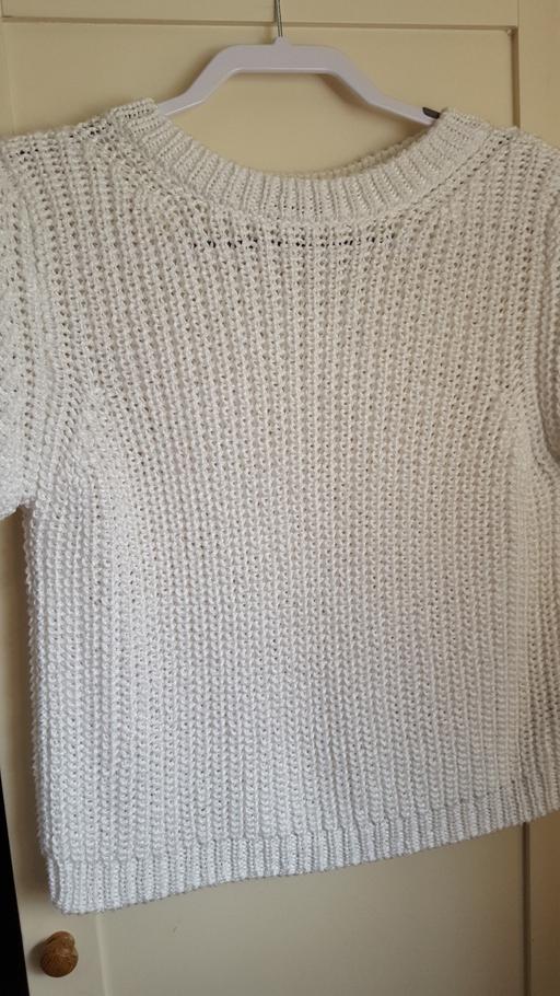 Buy & Sell Greater Manchester Stockport - Photos for white short sleeve jumper like new