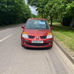 2005 RENAULT MODUS - 44,430 MILES - LOW MILEAGE - 1.6 LITRE - PETROL - 5 DOOR - AUTOMATIC - 6 MONTHS WARRANTY - 12 MONTHS MOT - AVAILABLE ON INTEREST FREE MONTHLY PAYMENT PLAN - NO CREDIT CHECKS - £1595