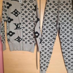 fits 12/14 
New never worn 
lv inspired knit tracksuit 
£20 paid £40
