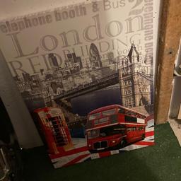 Ich verkaufe eine Leinwand mit einem schönen Bild von London :)