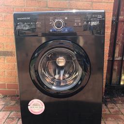 Daewoo black washing machine 6kg collection only payment on collection.