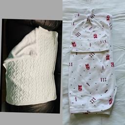 Brands-
-M&S quality blanket for your baby. 
-THE WHITE COMPANY Baby blanket & Hat set . 

Well looked after.

Delivery only pls ... no keeping!!!

**PLEASE NEED GONE on ASAP HENCE REDUCED PRICE ... no negotiation !!! This is FREE !!