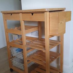 Argos Home kitchen trolley - used.

Light wear in areas, expected from usage otherwise in excellent solid condition.

Collection only please.