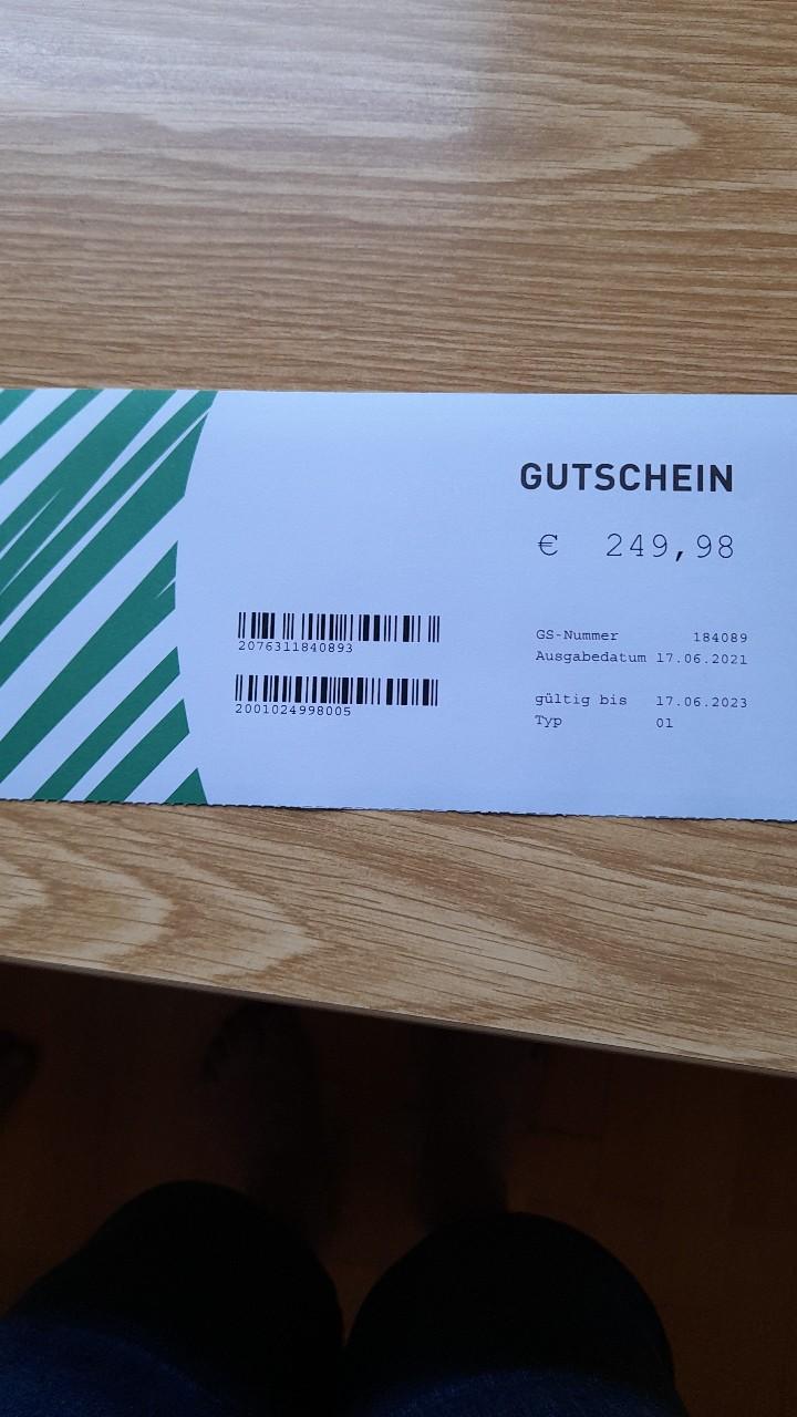 Gutschein der Firma Baywa in 6850 Stadt Dornbirn für 230,00 € zum