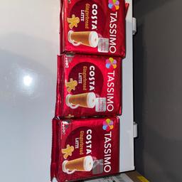 Tassimo gingerbread pods for tassimo coffee machine, all brand new don’t like just want gone