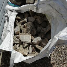 *Free* rubble / hardcore, ideal for back filling. It is easy to break up if you require smaller pieces. 
It's not bagged so it will need bagging or handballing to your vehicle. We do have a wheelbarrow you can use.