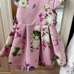 Beautiful ted baker dress age 12-18 months comes with bloomer pants only worn once