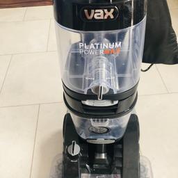 Almost brand new as used only once. It’s absolutely brilliant carpet cleaner changed as we changed all the flooring. 
It cleans and drys quickly.