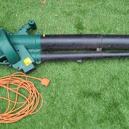 Wickes leaf blower.
2500w.
air volume (max) 12cbm/min

Can also be used as a vacuum but will require a bag attachment (not included)

Only used twice, can been seen working on collection.  

Collection only from Newton Le Willows WA12 9.