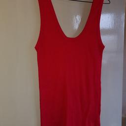 Red vest top size 34..pick up only wythall.b47.