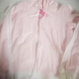 New with tags.. Light pink hooded zip uo jacket