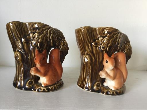 Buy & Sell Suffolk East Suffolk - Photos for Pair of Sylvac Squirrel Vases