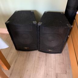 2x 200w/4 ohms passive speakers