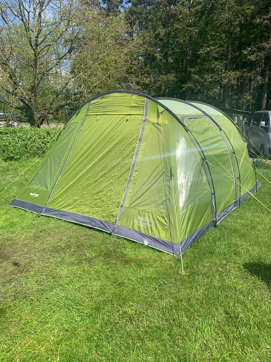 Vango icarus 500 DLX tent with awning, carpet in WV14 Dudley for £300.